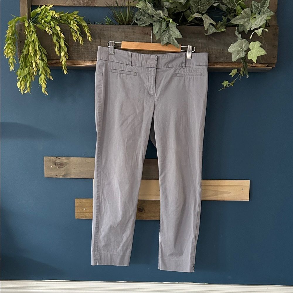 Ann Taylor Gray Women's Pants Devin Fit Sz 8